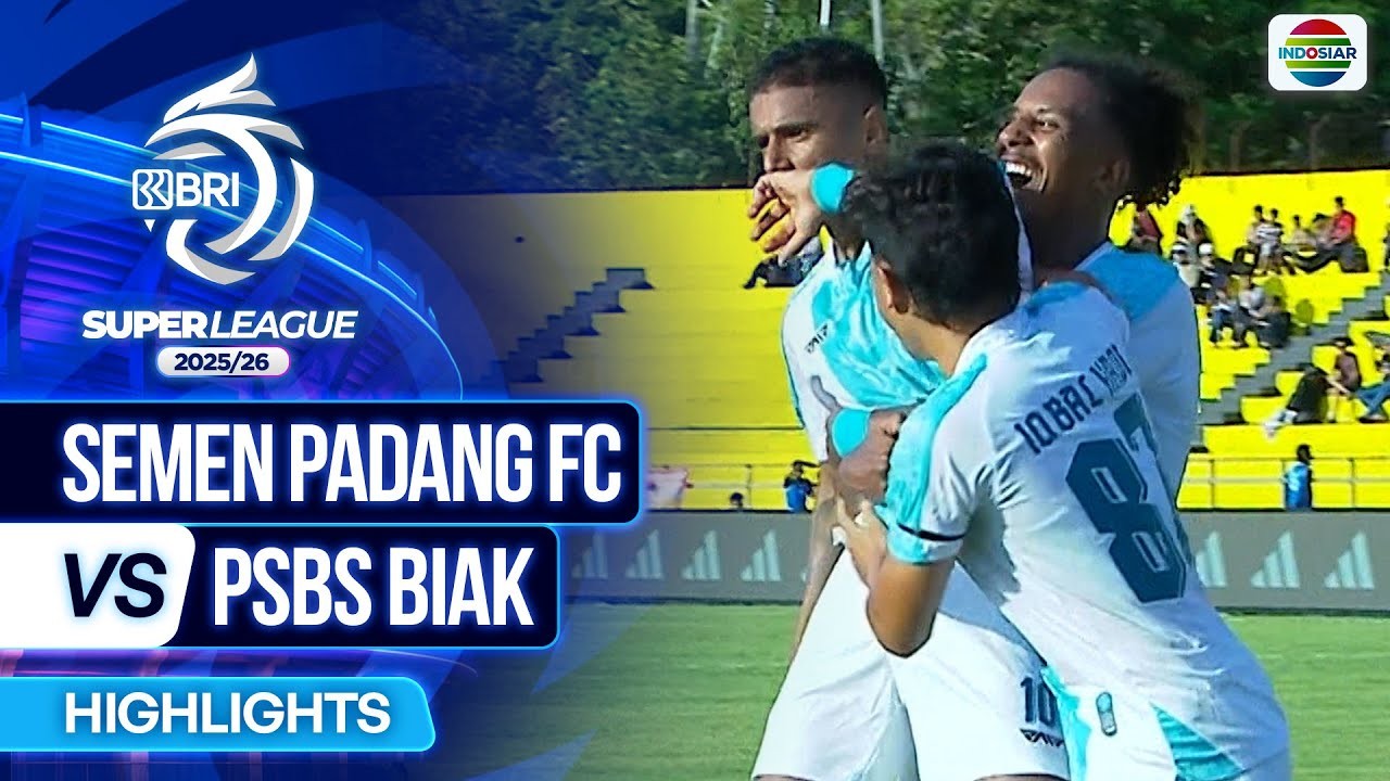 #ไฮไลท์ฟุตบอล [ เซเมน ปาดัง เอฟซี 1 - 2 พีเอสบีเอส ] อินโดนีเซีย ซูเปอร์ลีก 2025/12.9.68