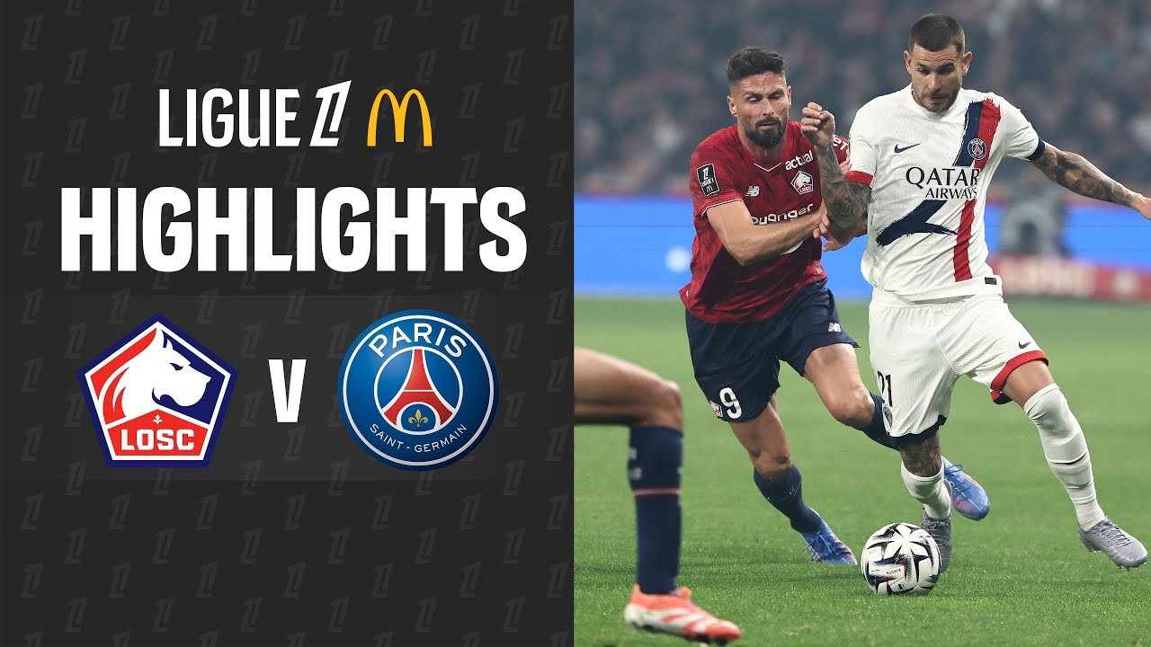 #ไฮไลท์ฟุตบอล [ ลีลล์ 1 - 1 ปารีส แซงต์ แชร์กแมง ] ลีกเอิง ฝรั่งเศส 2025/6.10.68