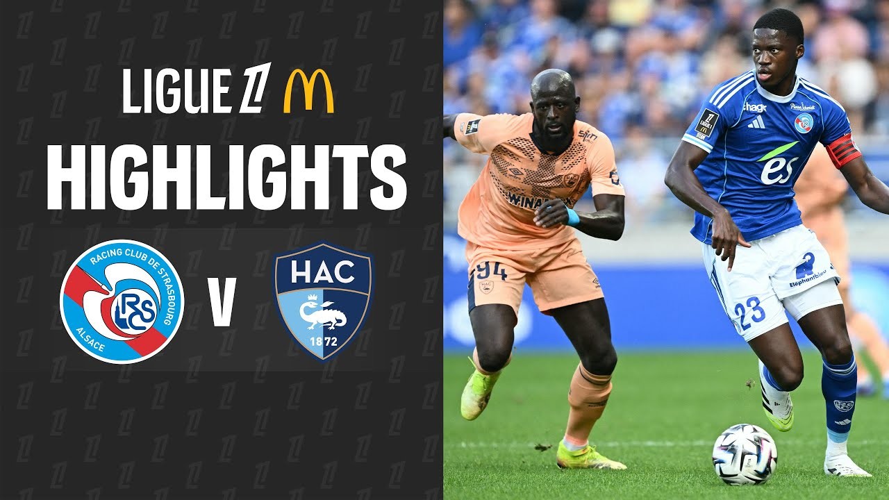 #ไฮไลท์ฟุตบอล [ สตาร์บูร์ก 1 - 0 เลอ อาฟร์ ] ลีกเอิง ฝรั่งเศส 2025/15.9.68