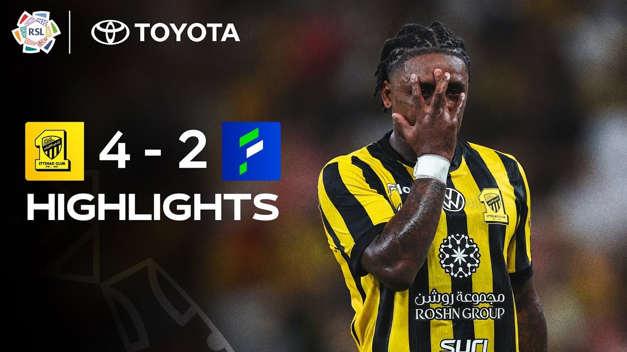 #ไฮไลท์ฟุตบอล [ อัล อิติฮัด 4 - 2 อัล ฟาร์ท ] ซาอุดีอาระเบีย โปรเฟสชั่นแนล ลีก 2025/13.9.68