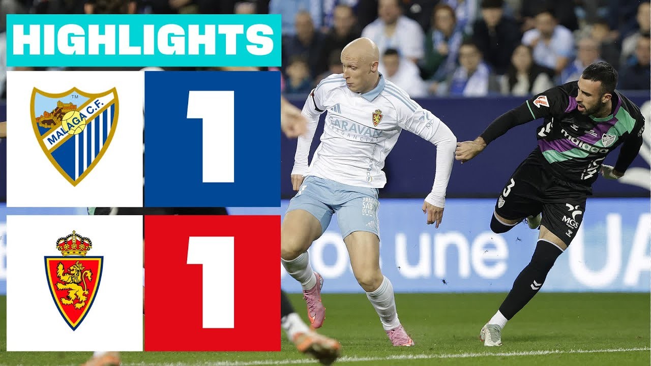 #ไฮไลท์ฟุตบอล [ มาลาก้า 1 - 1 เรอัล ซาราโกซ่า ] อเดลันเต้ สเปน 2025/9.12.68