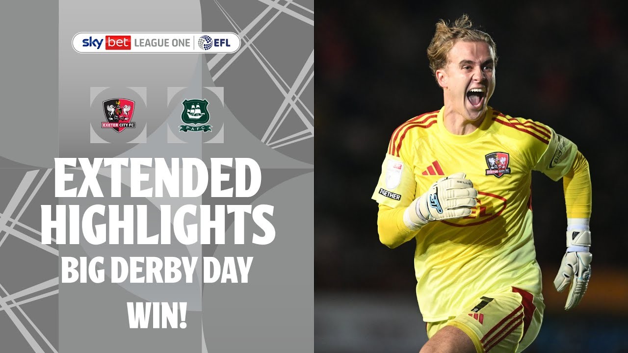 #ไฮไลท์ฟุตบอล [ เอ็กเซเตอร์ ซิตี้ 2 - 0 พลีมัธ อาร์ไกล์ ] ลีกวัน อังกฤษ 2025/24.10.68