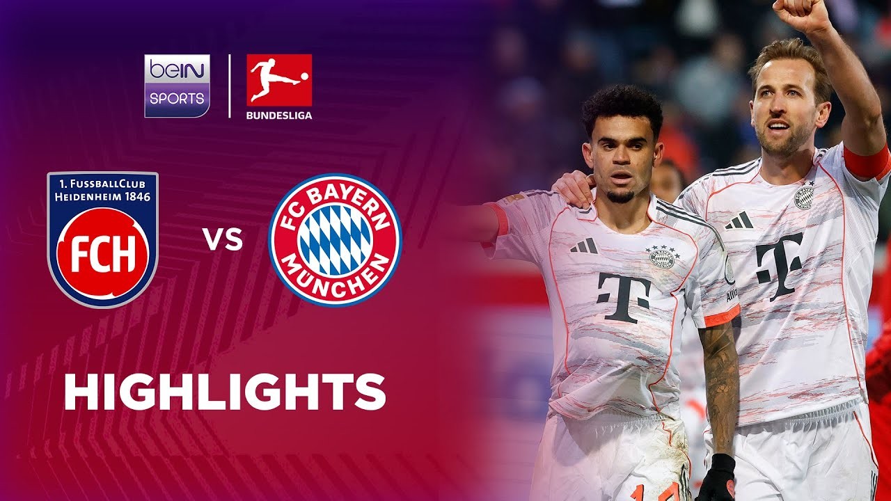 #ไฮไลท์ฟุตบอล [ ไฮน์เดนไฮม์ 0 - 4 บาเยิร์น มิวนิค ] บุนเดสลีก้า เยอรมัน 2025/22.12.68