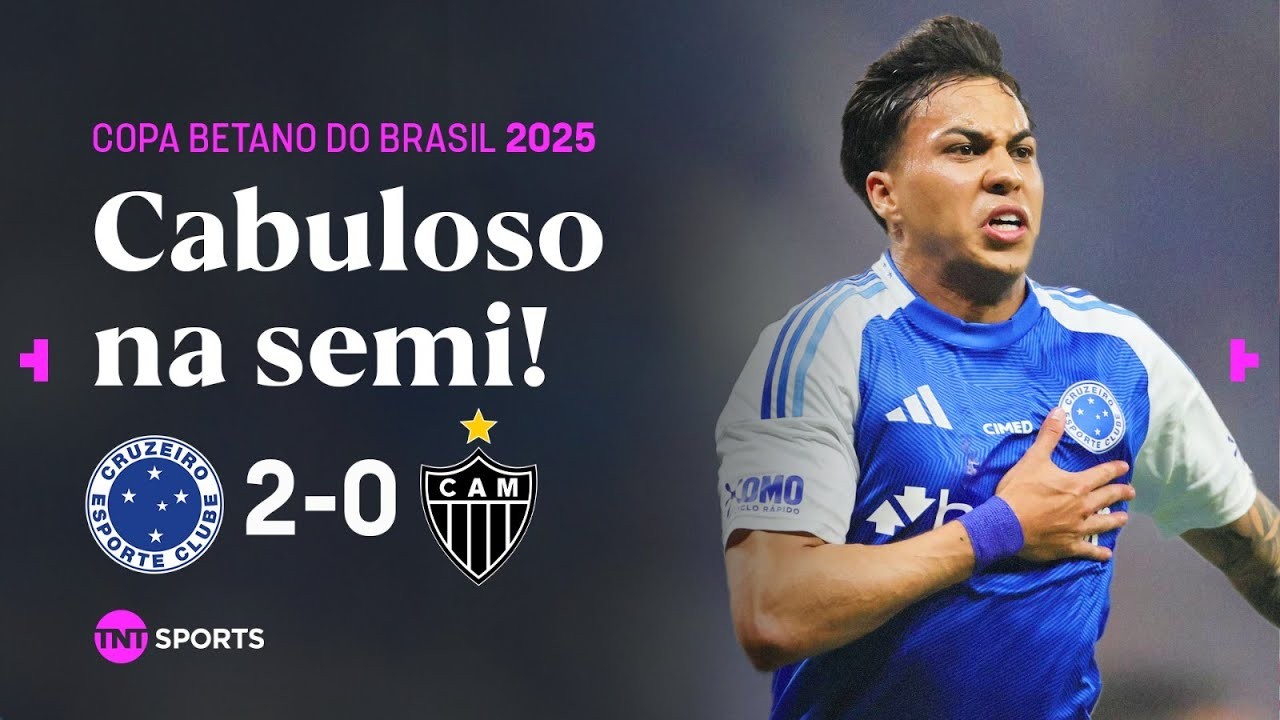 #ไฮไลท์ฟุตบอล [ ครูไซโร่ 2 - 0 อัตเลติโก มิไนโร่ ] บราซิล คัพ 2025/12.9.68