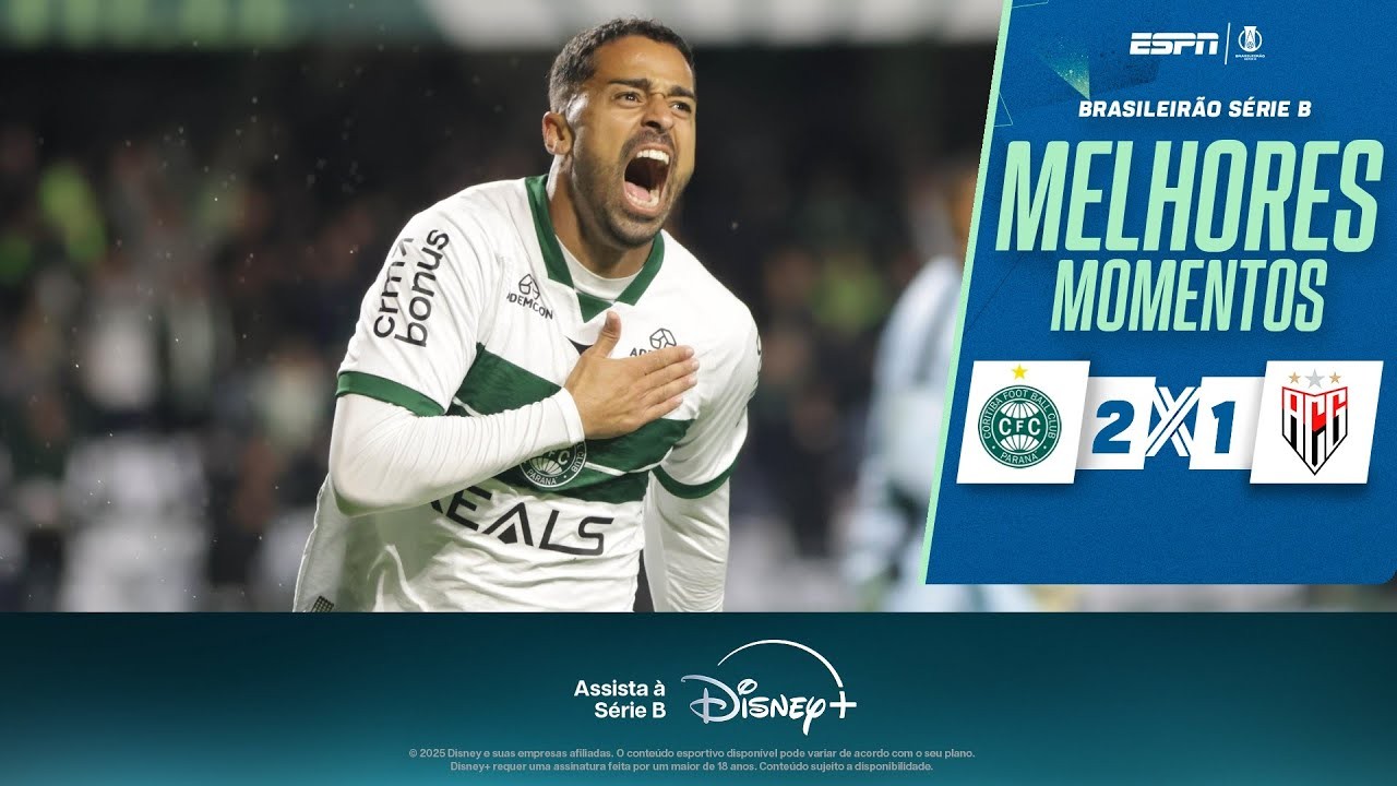 #ไฮไลท์ฟุตบอล [ กอริติบ้า พีอาร์ 2 - 1 แอตเลติโก้ กัวเนนเซ่ ] บราซิล ซีรี่ย์บี 2025/10.10.68