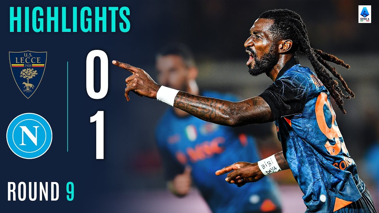 #ไฮไลท์ฟุตบอล [ เลชเช่ 0 - 1 นาโปลี ] กัลโช่ เซเรียอา อิตาลี 2025/29.10.68