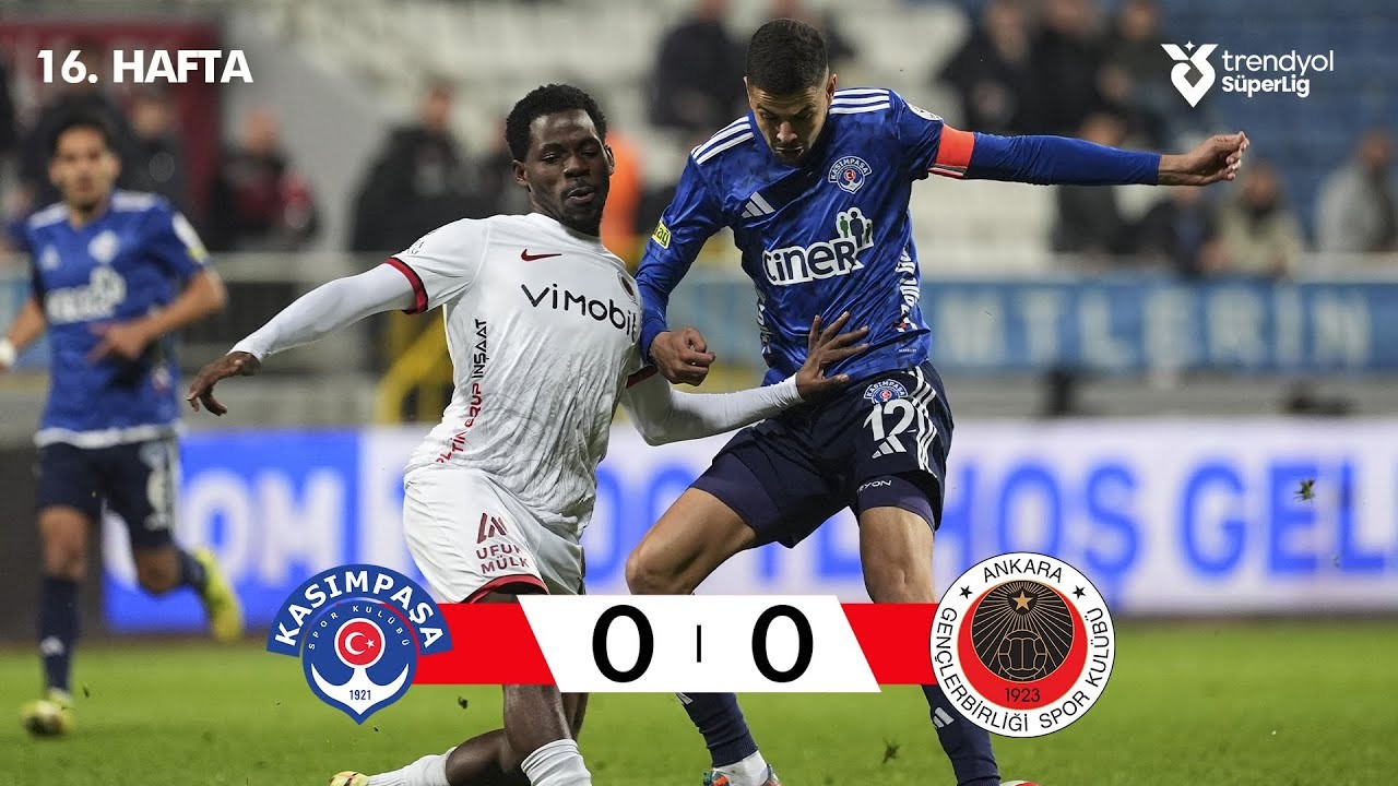 #ไฮไลท์ฟุตบอล [ คาซิมปาซ่า 0 - 0 เกนเคลอร์บิลิจี้ ] ตุรกี ซุปเปอร์ลีก 2025/13.12.68